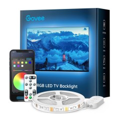 GOVEE RGB Bluetooth LED Backlight for 46-60" TVs - Enhance Your Viewing Experience with Stunning Colors!
